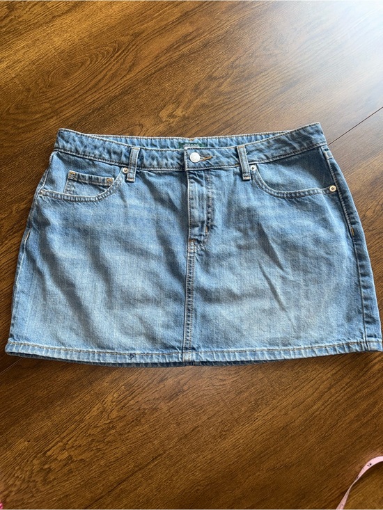 wild fable Dresses & Skirts - Classic Light Blue Denim Mini Skirt - Women's Casual A-Line Wild Fable 12/R